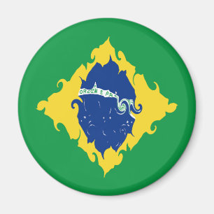Aimant Drapeau du Brésil