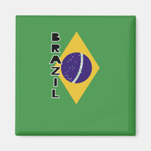 Aimant Drapeau du Brésil
