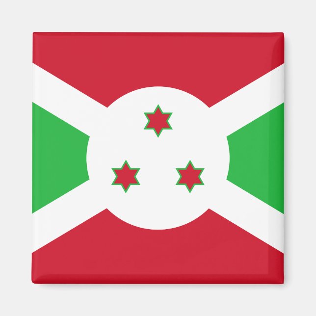 Aimant Drapeau du Burundi (Devant)