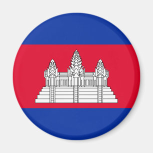 Aimant Drapeau du Cambodge patriotique