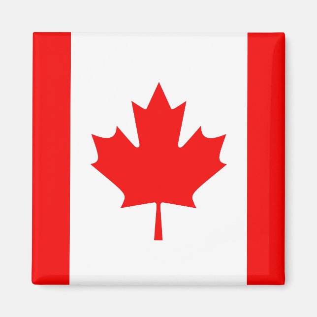 Aimant Drapeau du Canada (Devant)