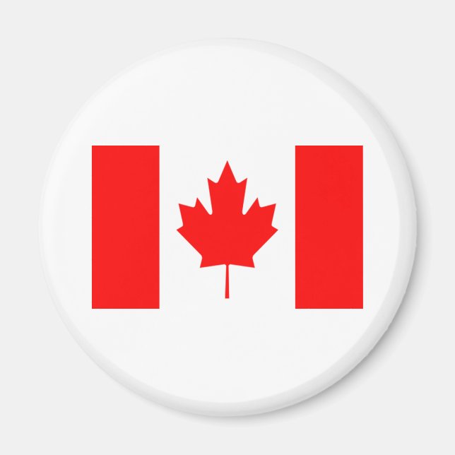 Aimant Drapeau du Canada (Devant)