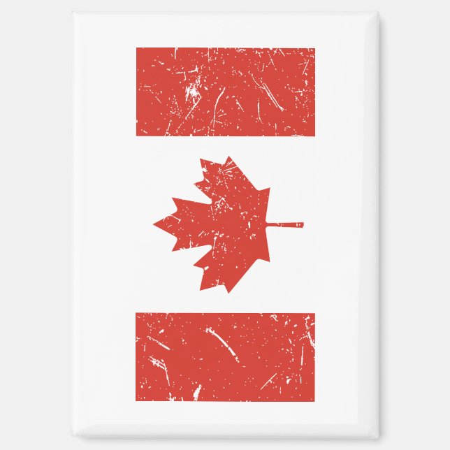 Aimant Drapeau du Canada (Recto)