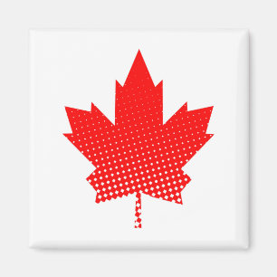 Aimant Drapeau Du Canada À Effet Halfton