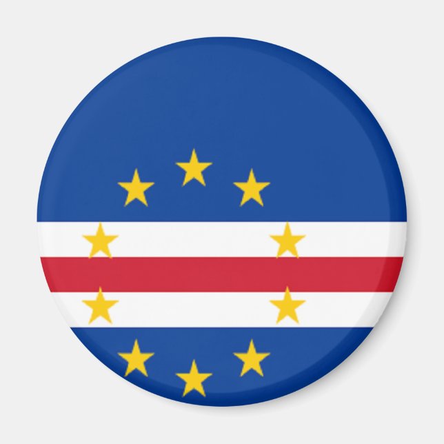 Aimant Drapeau du Cap-Vert (Devant)