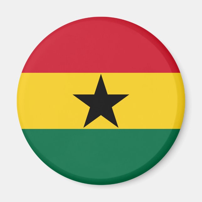 Aimant Drapeau du Ghana (Devant)