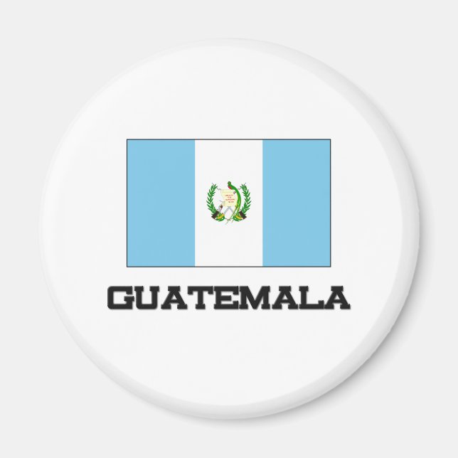 Aimant Drapeau du Guatemala (Devant)