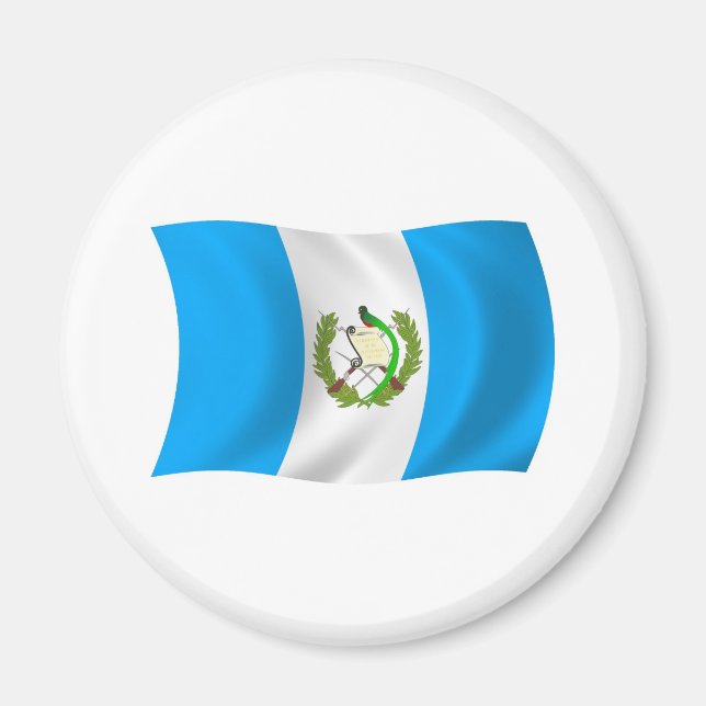 Aimant Drapeau du Guatemala (Devant)