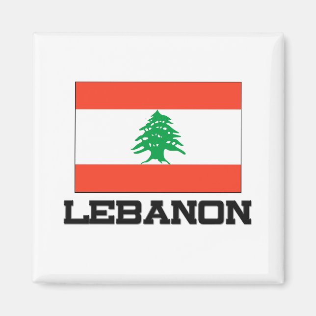 Aimant Drapeau du Liban (Devant)