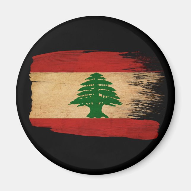 Aimant Drapeau du Liban (Devant)