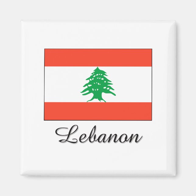 Aimant Drapeau du Liban (Devant)