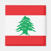 Drapeau du Liban magnétique