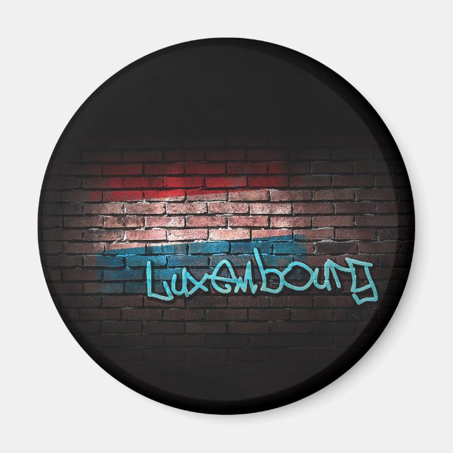 Aimant Drapeau du Luxembourg (Devant)
