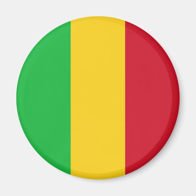 Aimant Drapeau du Mali (Devant)