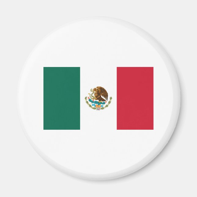 Aimant Drapeau du Mexique (Devant)