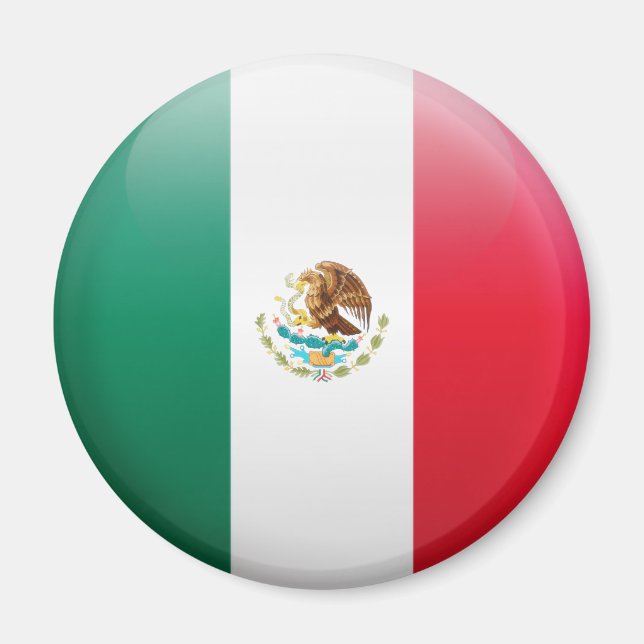 Aimant Drapeau du Mexique (Devant)