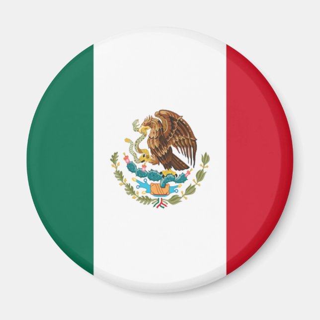 Aimant Drapeau du Mexique (Devant)