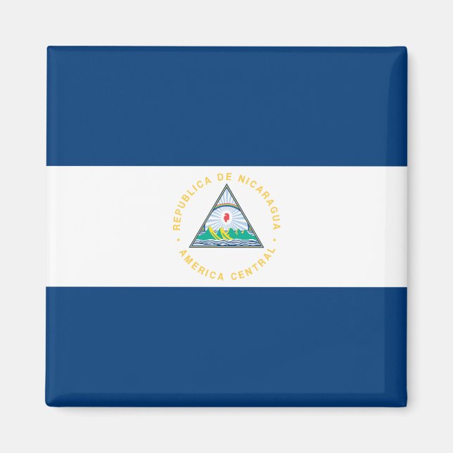 Aimant Drapeau du Nicaragua (Devant)