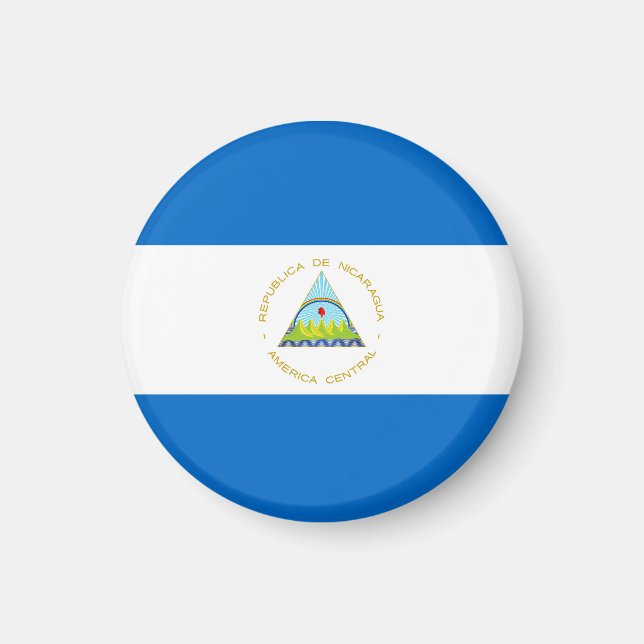Aimant Drapeau du Nicaragua (Devant)