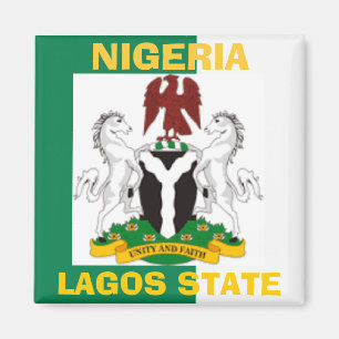 Aimant Drapeau du Nigéria