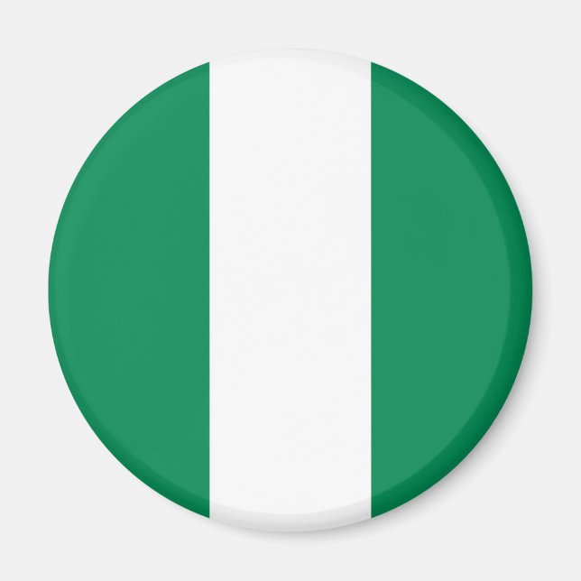 Aimant Drapeau du Nigéria (Devant)