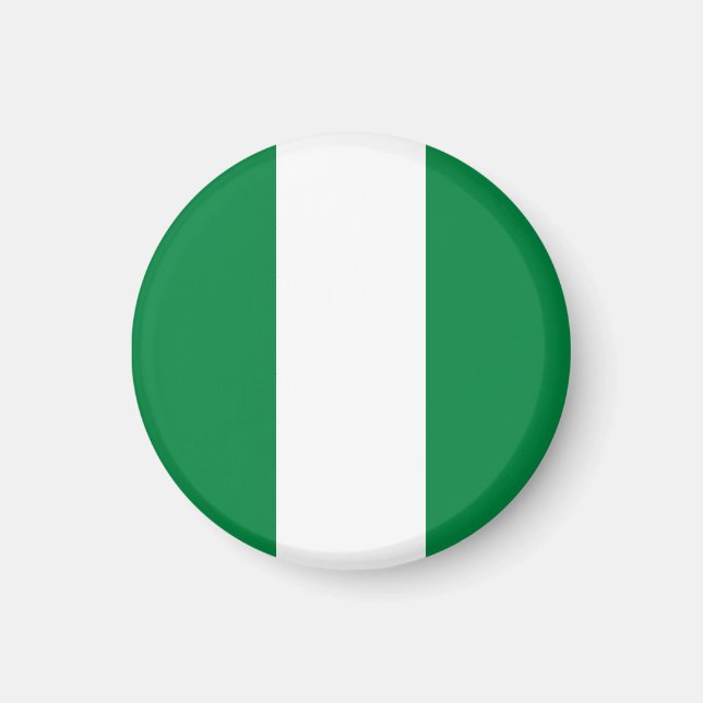 Aimant Drapeau du Nigeria (Devant)