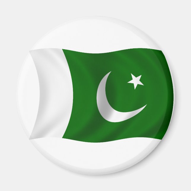 Aimant Drapeau du Pakistan (Devant)