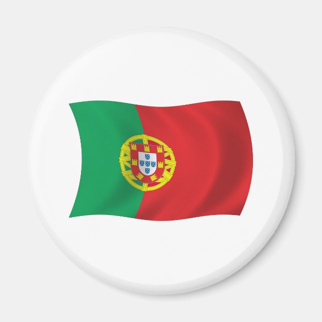 Aimant drapeau du Portugal (Devant)