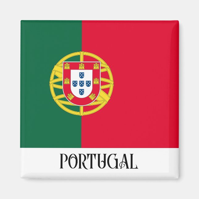 Aimant Drapeau du Portugal pour jour férié au Portugal (Devant)