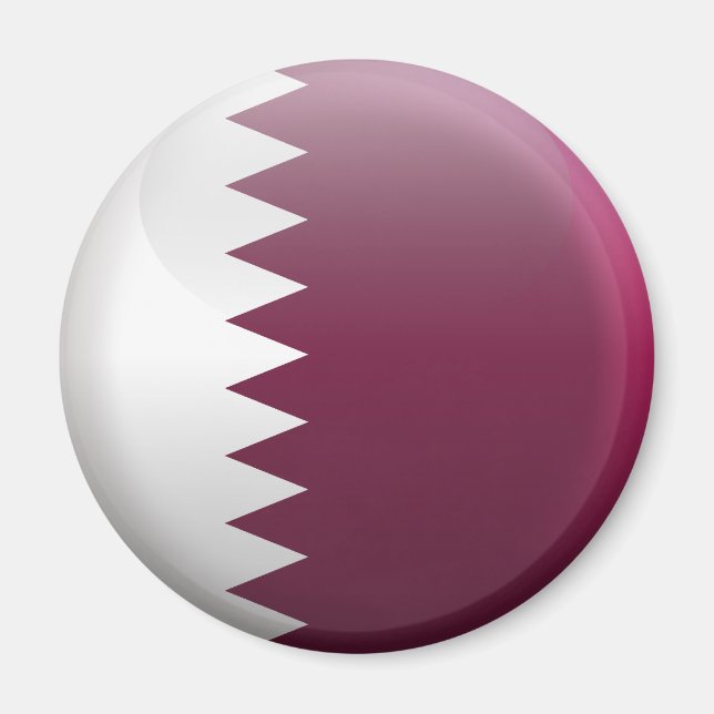 Aimant Drapeau du Qatar (Devant)