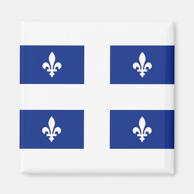 Aimant Drapeau du Québec (Devant)
