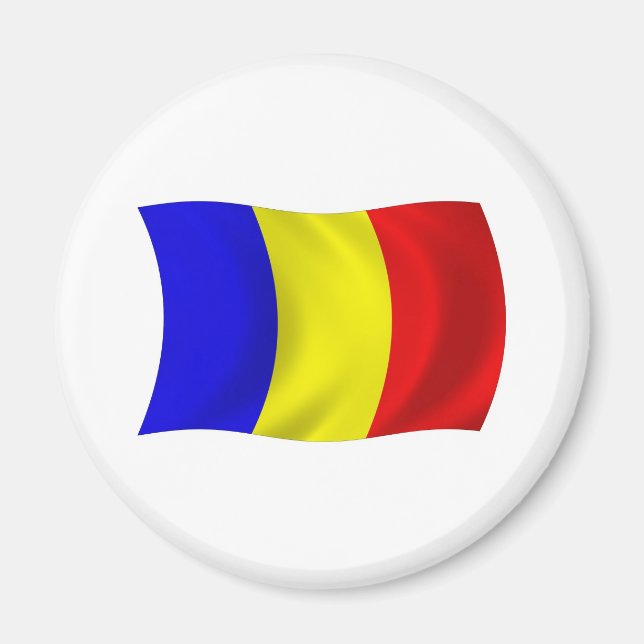 Aimant Drapeau du Tchad (Devant)