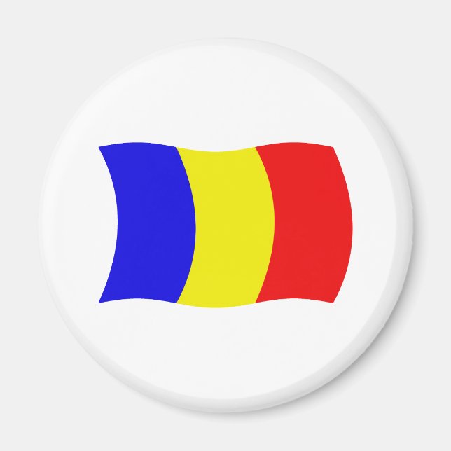 Aimant Drapeau du Tchad (Devant)