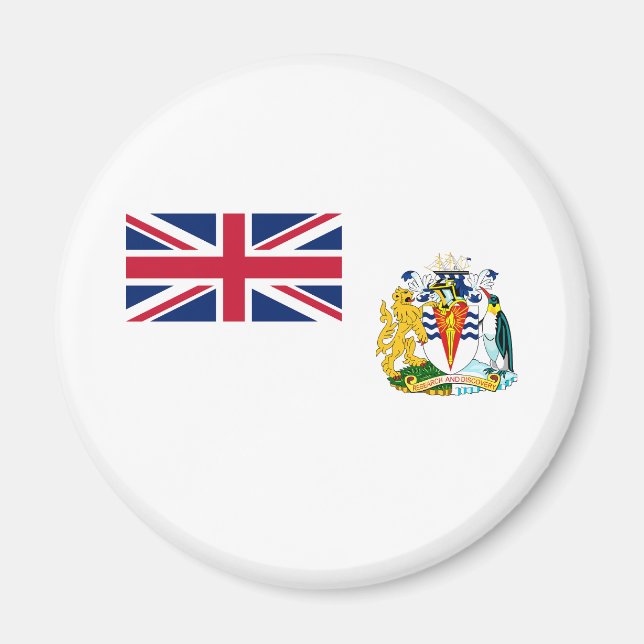 Aimant Drapeau du territoire antarctique britannique (Devant)