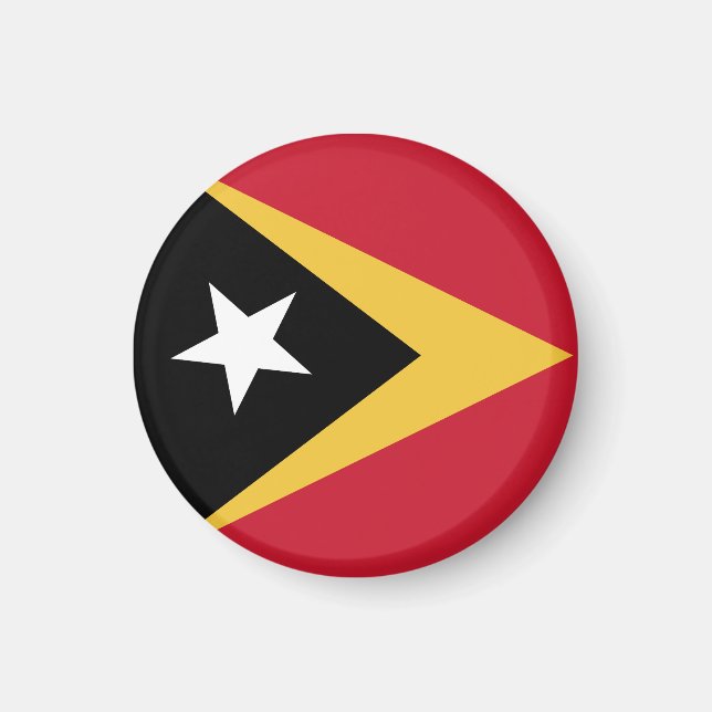 Aimant Drapeau du Timor oriental (Devant)