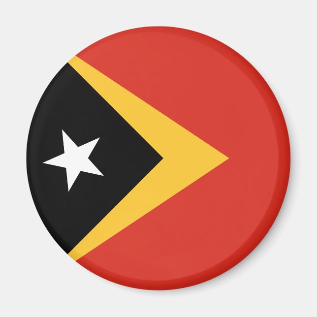 Aimant Drapeau du Timor oriental (Devant)
