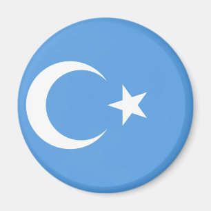 Aimant Drapeau du Turkestan oriental Ouyghur