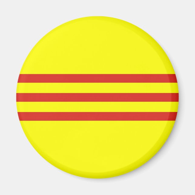 Aimant drapeau du vietnam du sud (Devant)