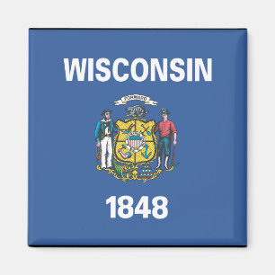 AIMANT DRAPEAU DU WISCONSIN