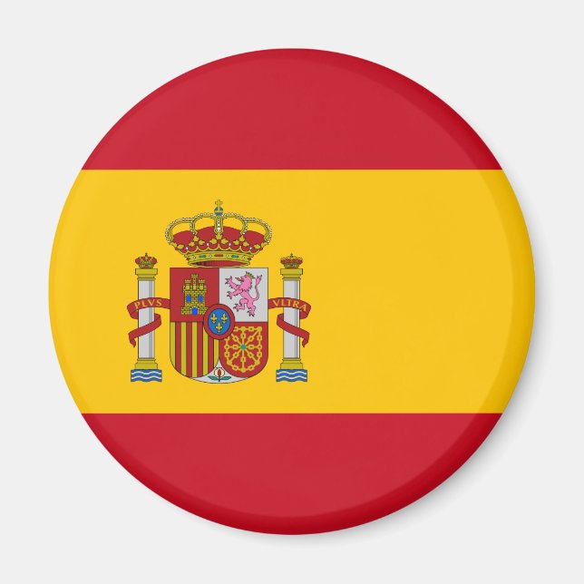 Aimant Drapeau espagnol (Espagne) (Devant)