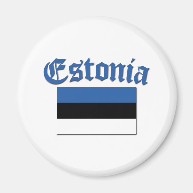 Aimant Drapeau estonien (Devant)