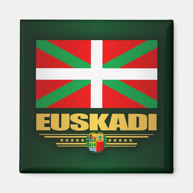 Aimant Drapeau Euskadi (Devant)