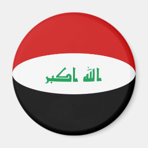 Aimant Drapeau Fish-Eye Irak