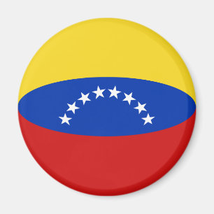 Aimant Drapeau Fish-eye Venezuela