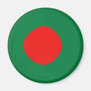 Aimant drapeau fisheye du Bangladesh