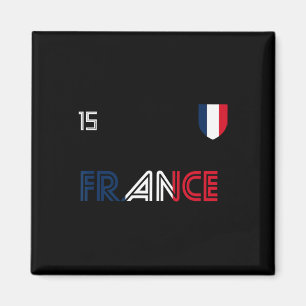 Aimant Drapeau Français Football Rétro France
