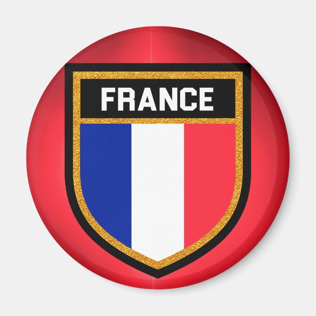 Aimant Drapeau France (Devant)