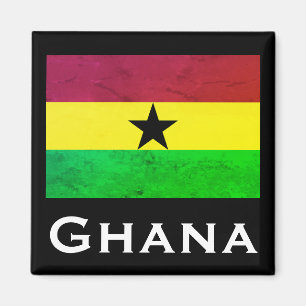 Aimant Drapeau Ghana (Afrique de l'Ouest)