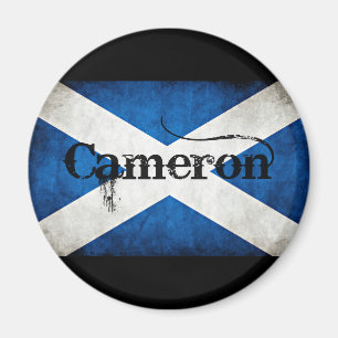 Aimant drapeau grunge Cameron
