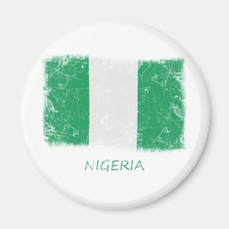 Aimant Drapeau Grunge Nigeria